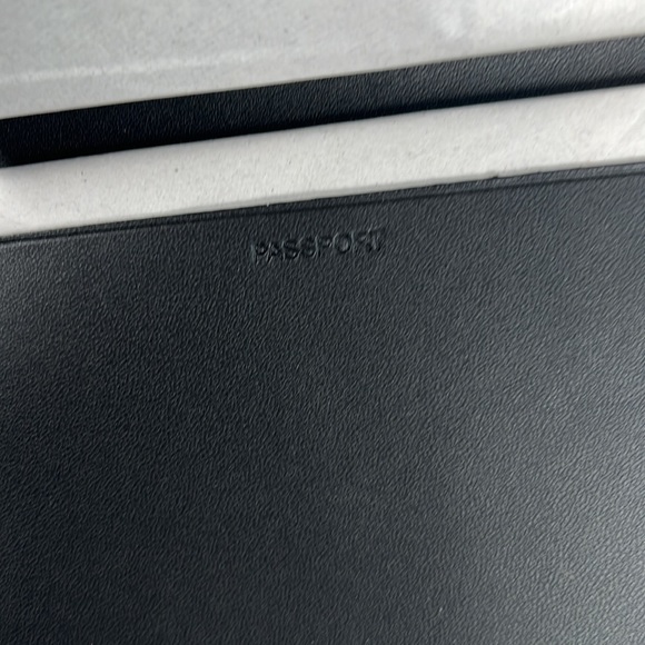 Passport Case In Signature Canvas Gunmetal/Tan - Picture 7 of 12